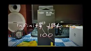 Infinity (JBL) Zip 100 in-Ear Flat Cable Headphones with Mic #Unboxing#Review