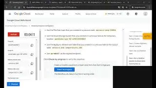 [2024] GCP || Streaming Analytics into BigQuery: Challenge Lab