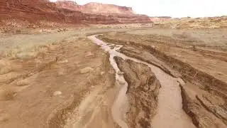 Dirty Devil river mud shoots