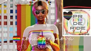 Celebrating Pride in Second Life&trade; Pt. 1 (Fox Hollow's Pride Ride)