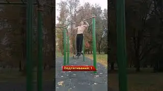 60 отжиманий + 25 подтягиваний. 60 bar dips + 25 pull ups. Адский сет на турнике