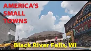 Streets of Black River Falls WI - Small Town U.S.A