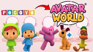 Wow ‼️ How To Make POCOYO Characters In Pazu Avatar World #avatarworld #pocoyo 