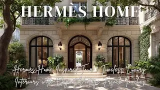 Hermès Home Inspired Tour | Timeless Luxury Interiors with Elegant Vintage French Touches
