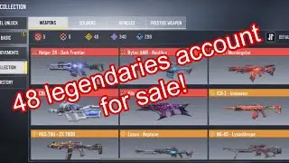 💥CODM ACCOUNT FOR SALE (FULL ACCESS) 48 LEGENDARIES + 5 MYTHICS