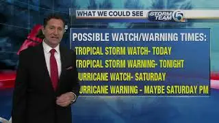 5 A.M. UPDATE: Hurricane Dorian expected to become a Cat. 3 later today
