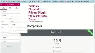 WHMCS Elementor Pricing Plugin for WordPress