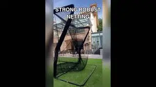 PGM  Z Shaped Net Chipping Golf Net Target Practice Driving Indoor Golf Cage LXW019