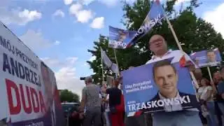 Zwolennicy Dudy i Trzaskowskiego - Słupca 2020