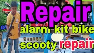 Bike alarm kit repair for home xenos bike security system Biplob vlog GBM 2.