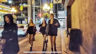 Toronto Saturday Night Walk | From Yorkville Down Yonge Street | September 2024