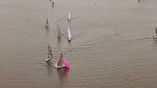 Boat yacht sailing club lub aerial photography