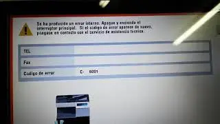 Solución C-6001 bizhub c364e cambio de adf
