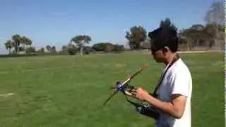 This is how an expert flies his RC plane..  the MiniMach!!! it's hella fast
