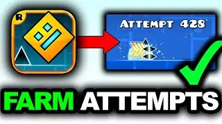10 000 ПОПЫТОК В ЧАС! Как набрать попытки в Geometry Dash Lite на мобильных устройствах iPhone/An...