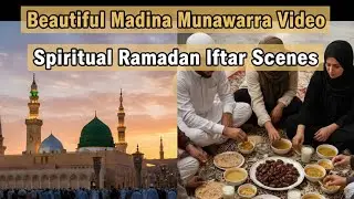 🌙 Madina Pak ki Aftar Ki Video | Spiritual Moments in Madina