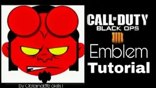 Call of Duty Black Ops 4 Cod Bo4 ( Hell Boy ) Emblem Tutorial