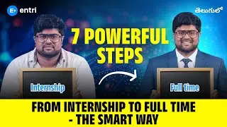 How to Convert Internship to Full-Time Job Telugu | Proven Tips for Students
