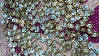 20mm drop shape jewellery making glass rhinestone raw materials #jewelrymaking #stonebeads #crafts 
