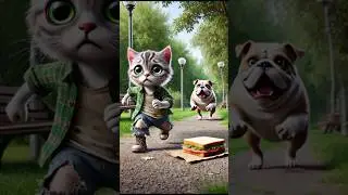 Greedy Hungry Cat #greenscreen  #shorts #cat #youtube
