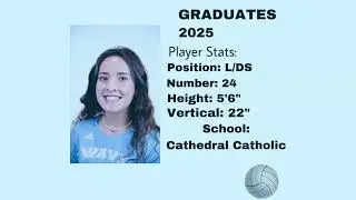 Maya Evens, #24, Class of 2025, Libero, Wave Volleyball Club