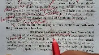 The aim of education suffix prefix #prefix #suffix 