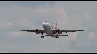 Easyjet Taking off at Budapest Airport