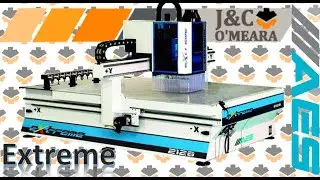 AES Extreme 1632 CNC Router nesting Birch Ply