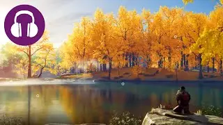 Meditate Like A SAMURAI 💤 Relaxing GHOST OF TSUSHIMA Ambience | Lake Sounds ASMR