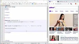 JavaScript Tutorial - 39 - How to - Redirect To Another Site in JS