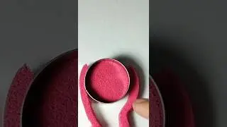Red asmr  Very Satisfying and Relaxing Video Kinetic Sand #shorts 225#verysatisfying