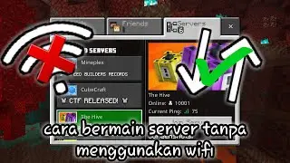 Cara Bermain Server Di Minecraft Tanpa Menggunakan Wifi
