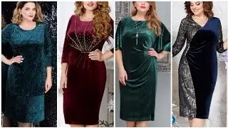 Outstanding And Beautiful Plus Size Mother Of The Bride velvet Dress Design 2023