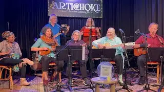 Portland Voices in Harmony l Unity of Hearts String Band LIVE at Artichoke Music 