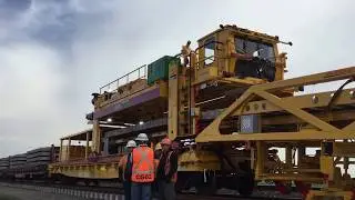 Gantry - New track construction - Harsco Rail