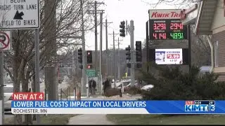 Lower fuel costs impact local drivers