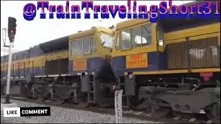 Dubble Diesel Engine Train | Pulling Heavy Loading Goods Trains | Engine Sound Amezing WDG 4G | #
