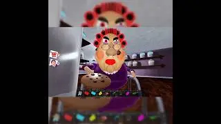 GRUMPY GRAN IS CHASING ME! 😱👵 (Scary Obby) #roblox #robloxshorts #obbyroblox #escape #viral