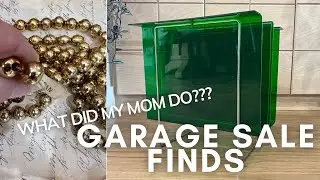 Mid Century Modern Garage Sale Finds | Christmas in July Thrift Win