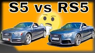 Audi S5 vs RS5 cabriolet - S5 or RS5? Which one would you take?