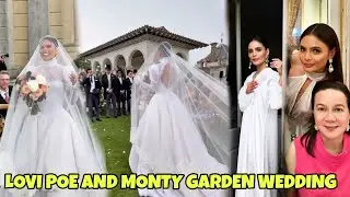 LOVI POE AT MONTY GARDEN WEDDING SA UK, KAPATID NA SI SEN. GRACE POE ,BELA AT IBANG SIKAT DUMALO