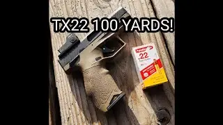 Taurus TX22 .22LR Точность на 100 ярдов!!!