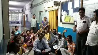 T SERP Employees JAC Warangal Urban District Strike before DRDO Chambar