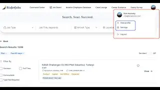 How to Update your Pilot Profile on BizJetJobs.com