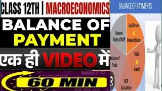 Balance of payment, economic transactions, capital a/c,current account, bop a/c,BOT,auto&acomm items
