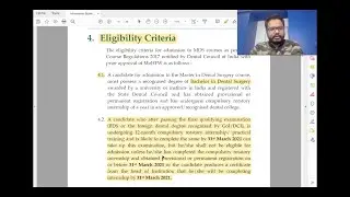 Information Bulletin - NEET MDS 2021 | Topics & Important Resources In Description Below