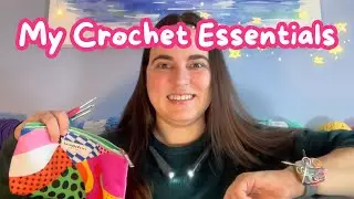 Что внутри моей вязаной сумки? 🧶 | Мои необходимые вещи для вязания крючком
