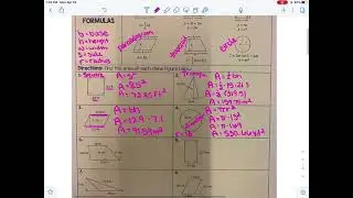 Area Formulas