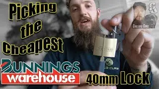 Vlog 5: Picking Bunnings Wearhouse Cheapest Padlock.