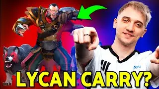 Arteezy пробует Lycan CARRY... И это действительно сработало?!